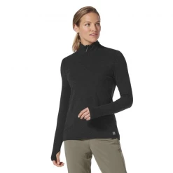 Royal Robbins Women's Venturelayer 200 1/4 Zip Long Sleeve - XS