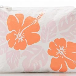 Aloha Small Big Island Hibiscus Pouch Women's