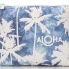Aloha Small Indigo Coco Palms Pouch Women's