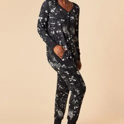 This Is J - Henley Harem Pajama Set Women's