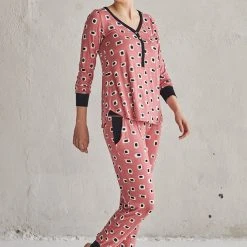 This Is J - Henley Harem Pajama Set Women's