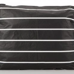 Women's Aloha MAX Pinstripe Pouch In White On Black