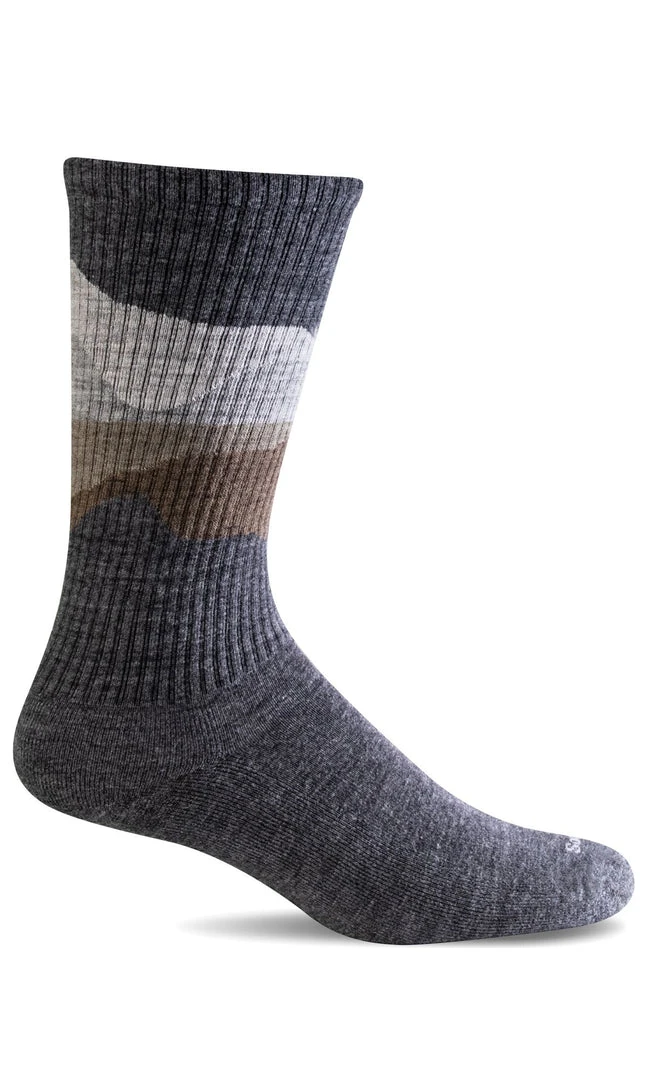Sockwell Men's Shadow Mountain Crew | Moderate Graduated Compression Socks