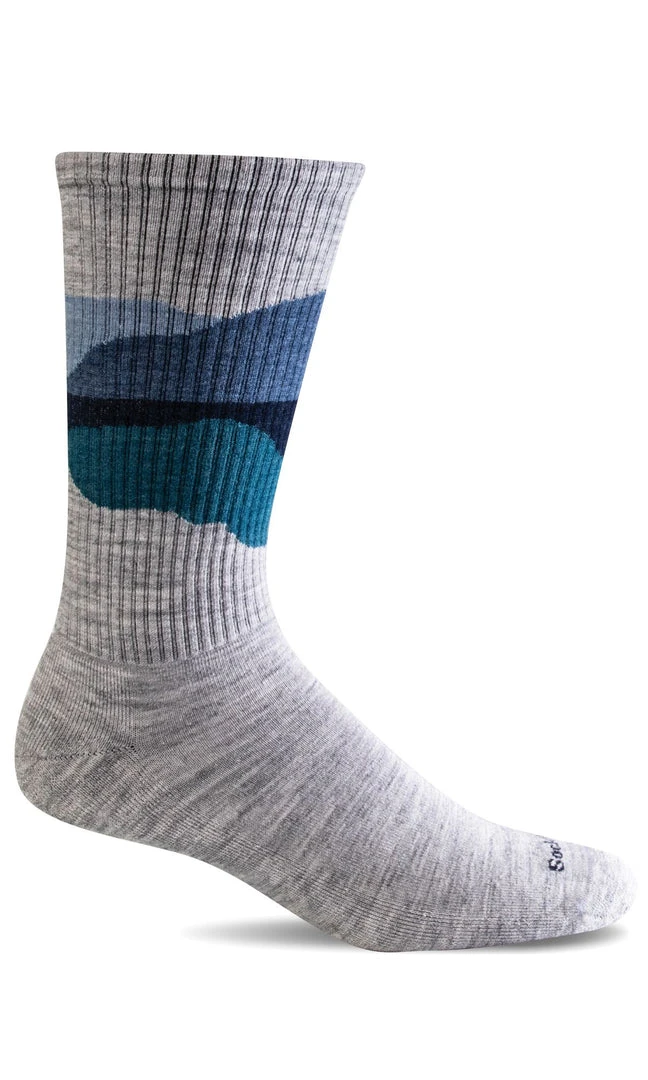 Sockwell Men's Shadow Mountain Crew | Moderate Graduated Compression Socks