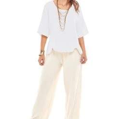 Oh My Gauze! Scallop Blouse