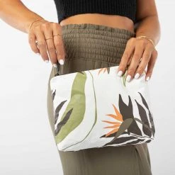Aloha Small Painted Birds Pouch