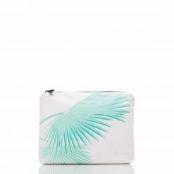 Aloha Small Tropical Fan Palms Pouch In Pool Womens Bags